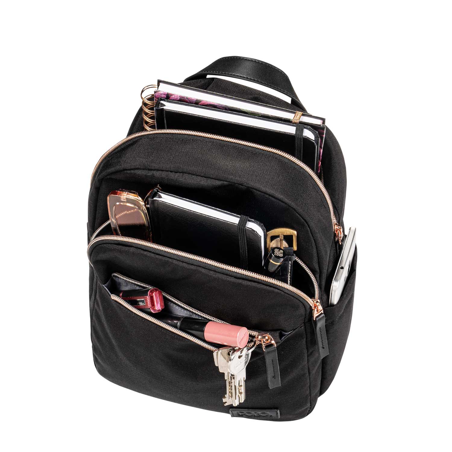 Polo - Τσαντάκι Mini Essence, Black/Pink 9-07-087-2039