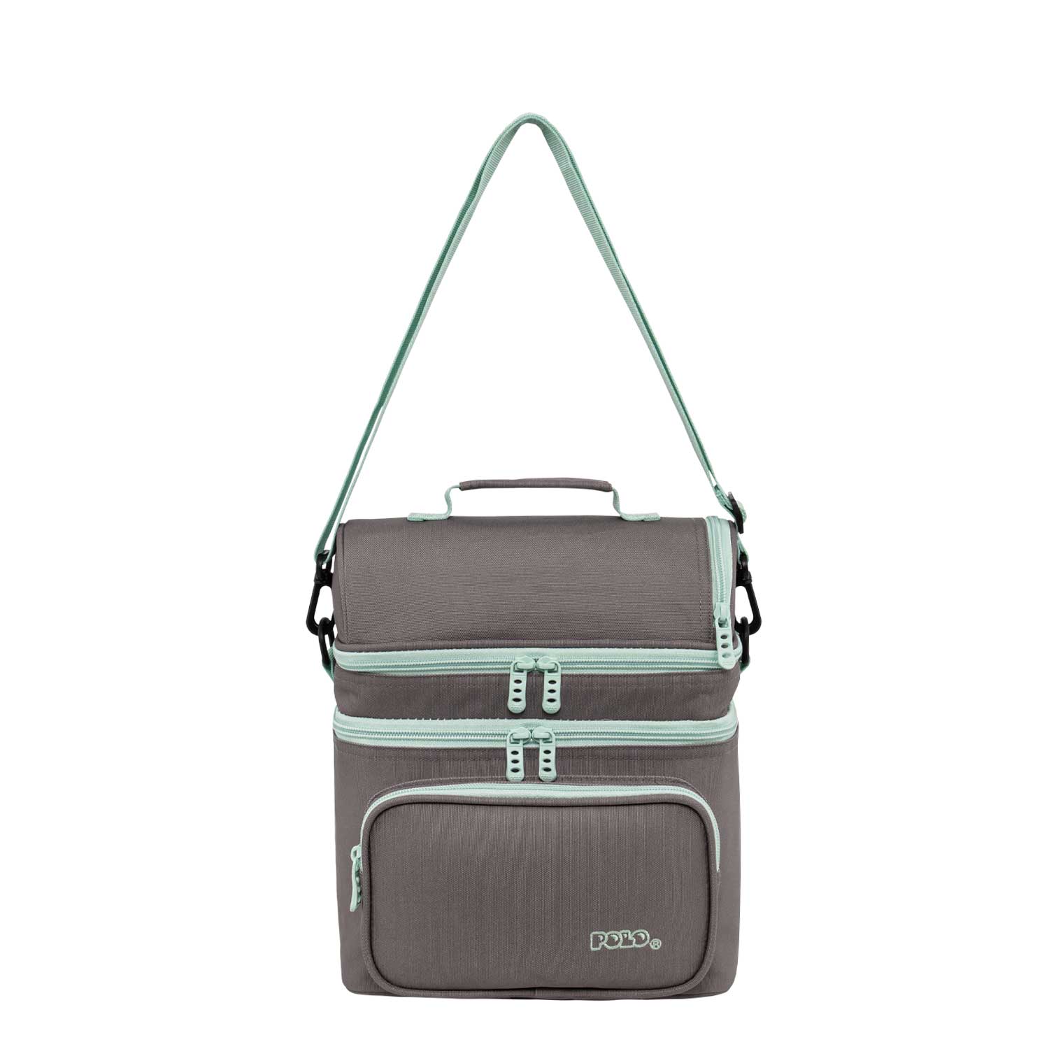 Polo - Τσαντάκι Φαγητού , Double Cooler, Ash/Turquoise 9-07-096-2759