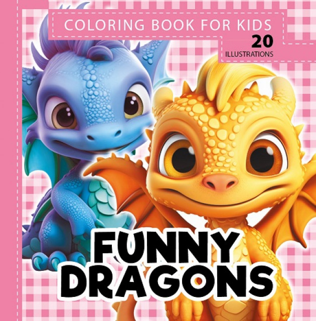 Company Fresh - Μπλοκ Ζωγραφικής 16x16εκ 24 Φύλλα, Funny Dragons 9133-23400