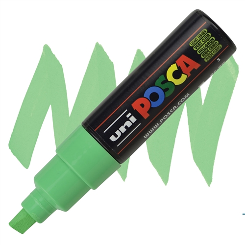 Uniball - Μαρκαδοράκι Posca PC-8K 8.0 mm Light Green 5 91655