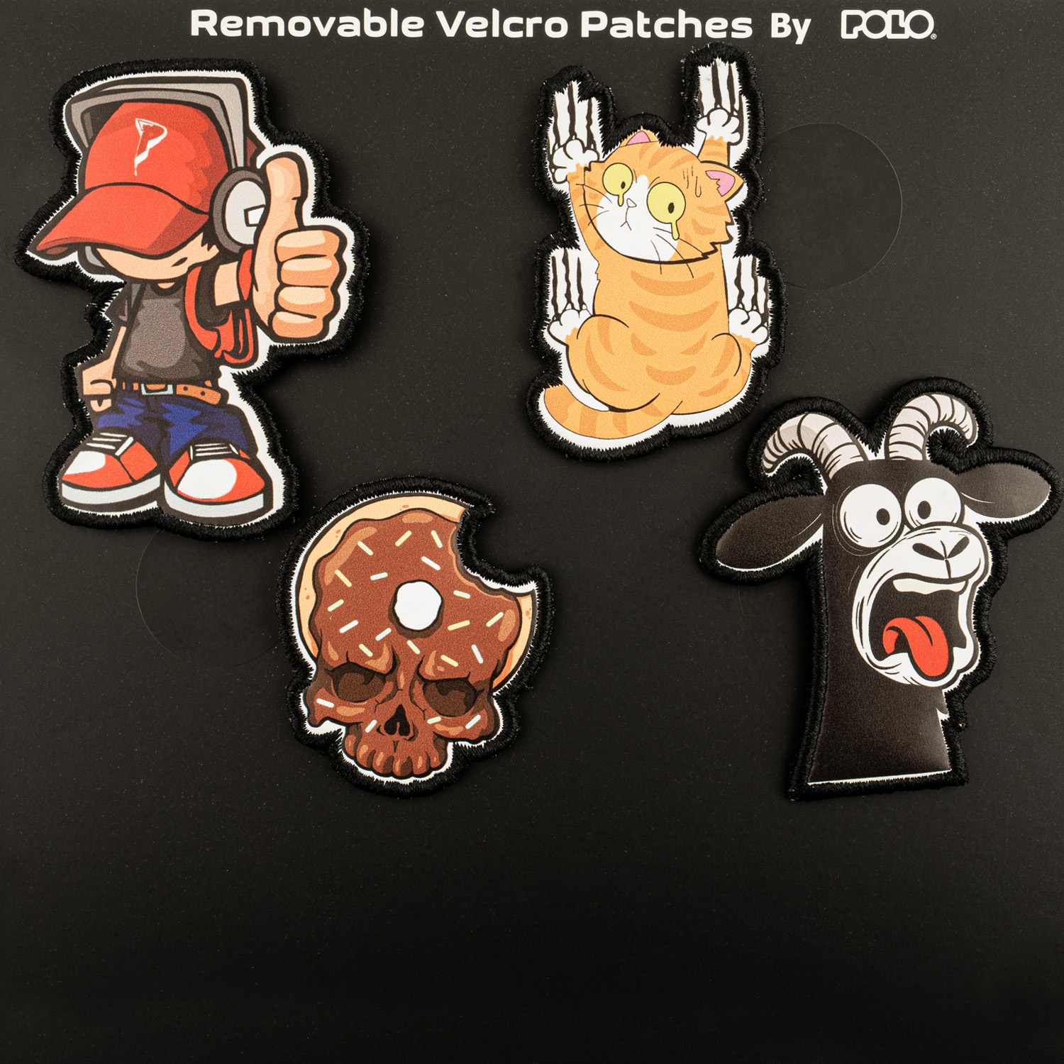 Polo – Διακοσμητικές Καρφίτσες Pins & Patches 4Τεμ. 9-17-006-PATCH2