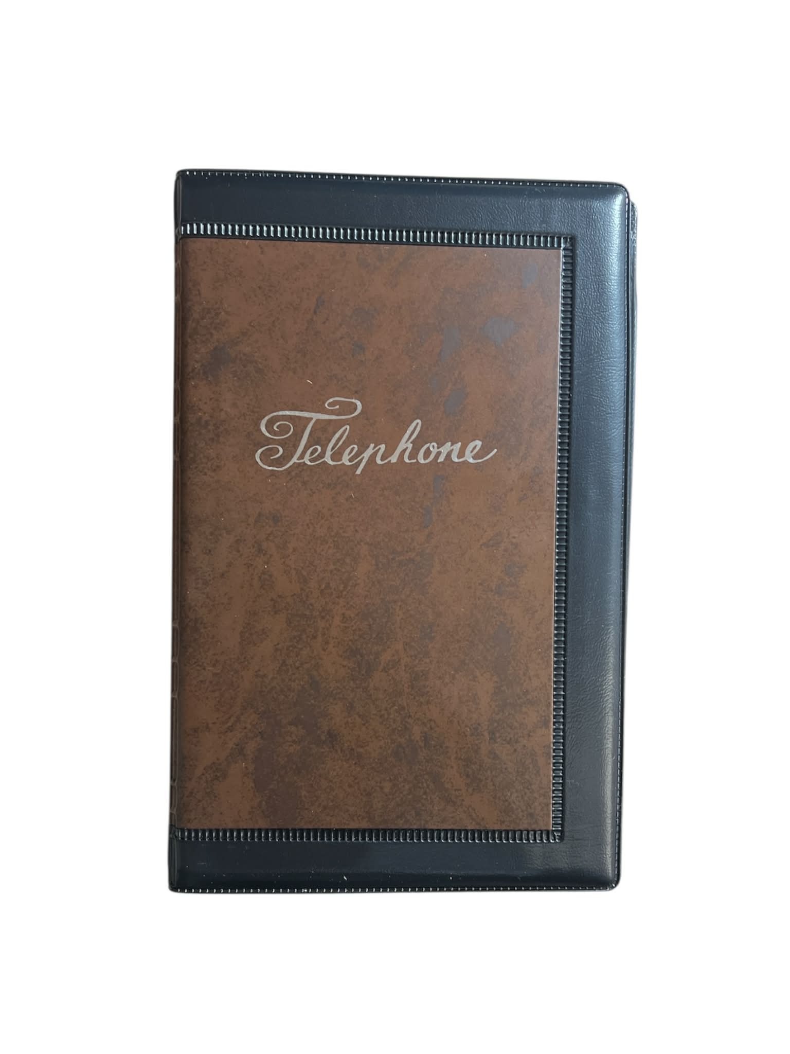 Τηλεφωνικό Ευρετήριο Σπιράλ Δίχρωμο 13.5x21, Brown/Black 9223