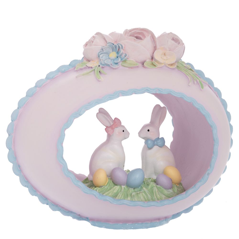 Iliadis – Πολυρεζίν Λαγουδάκια Μέσα Σε Αυγό Σε Παστέλ Αποχρώσεις 17x10x14εκ 92338