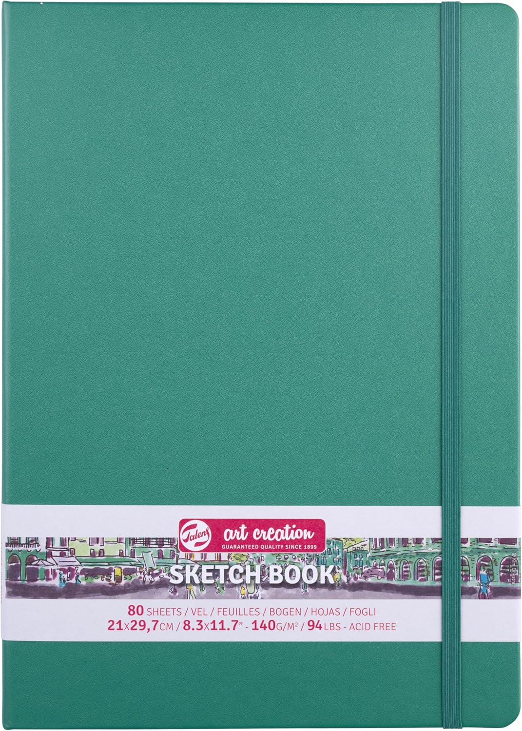 Royal Talens - Σημειωματάριο Sketchbook Art Creation Green 21x29,7 εκ 80 Φύλλα 9314333M