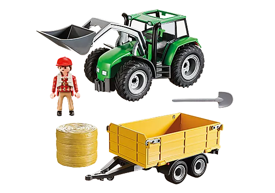 Playmobil Country - Τρακτέρ Με Ρυμουλκούμενη Καρότσα 9317