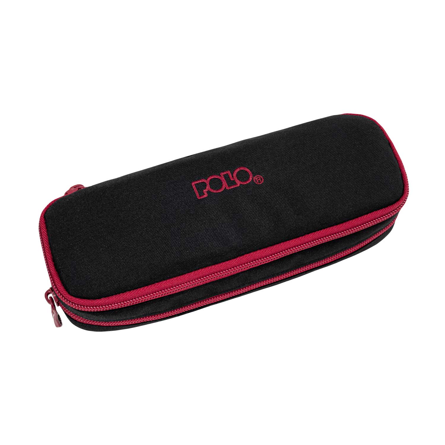 Polo – Κασετίνα Οβάλ Duo Box, Black/Bordeaux 2025 9-37-004-2033