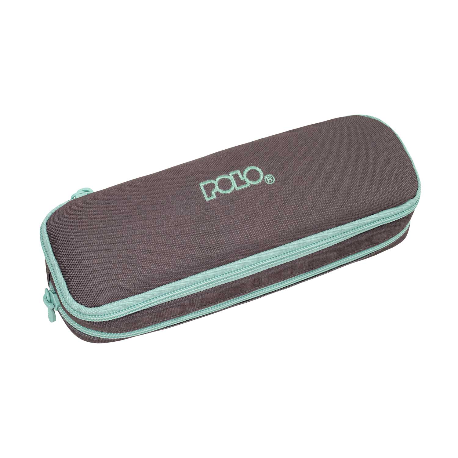 Polo – Κασετίνα Οβάλ Duo Box, Ash/Turquoise 2025 9-37-004-2759