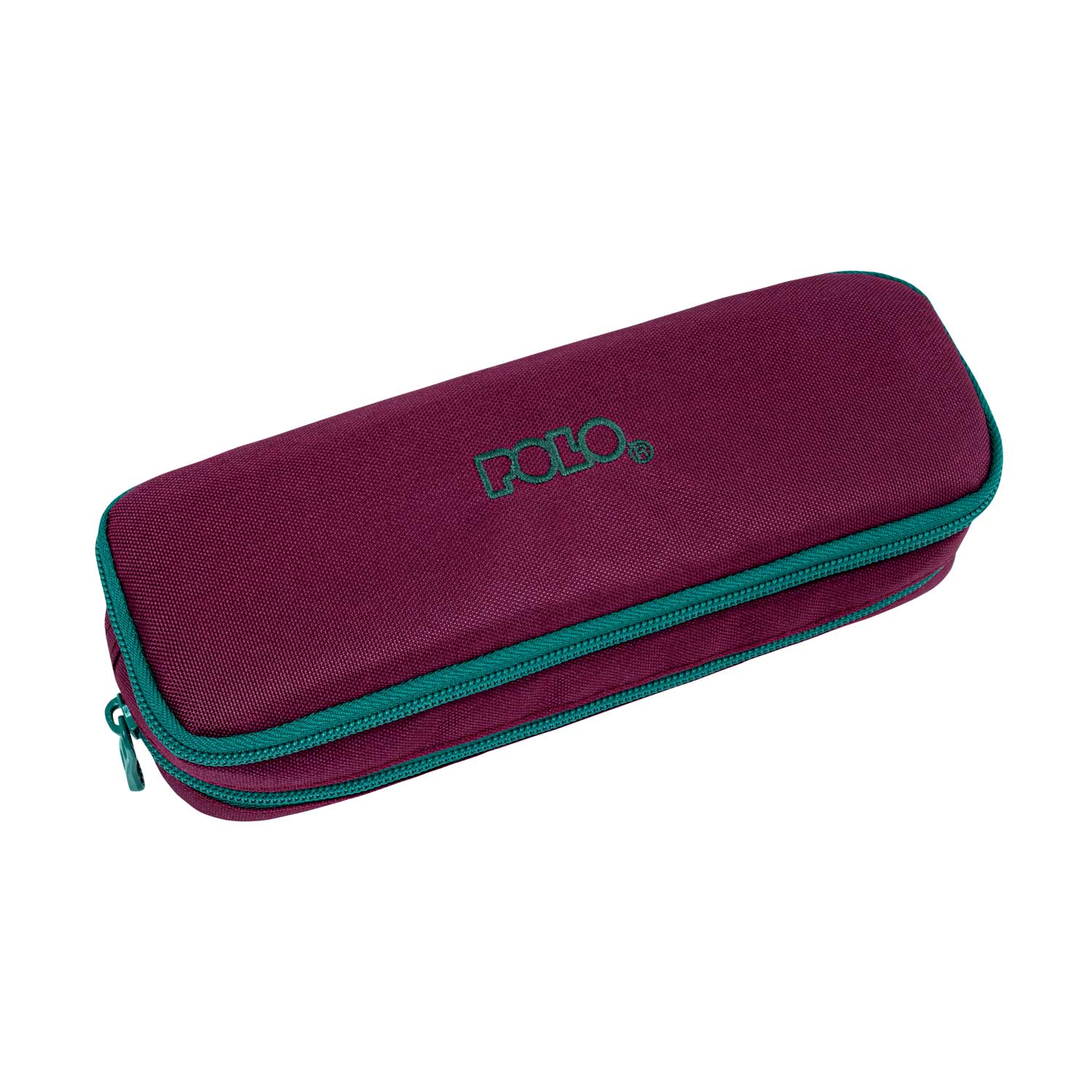 Polo – Κασετίνα Οβάλ Duo Box, Bordeaux/Kaitoke Green 2025 9-37-004-3364