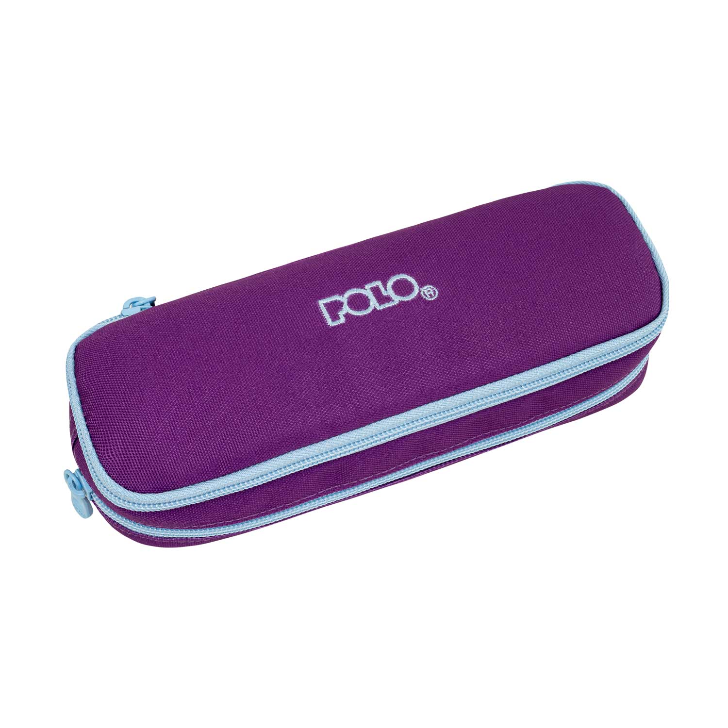 Polo – Κασετίνα Οβάλ Duo Box, Violet/Light Cyan 2025 9-37-004-4657