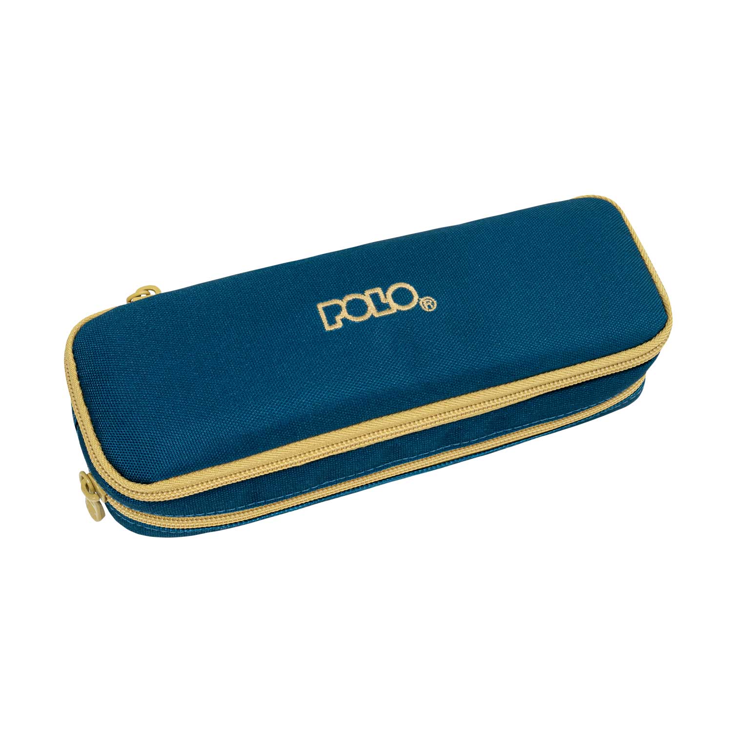 Polo – Κασετίνα Οβάλ Duo Box, Petrol/Gold 2025 9-37-004-5876