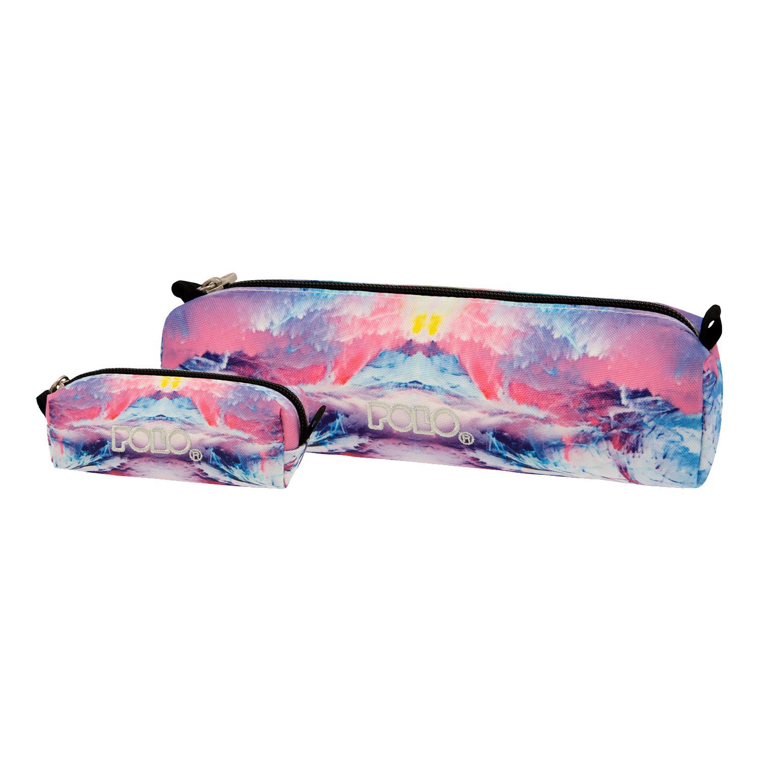 Polo – Κασετίνα Βαρελάκι Με Πορτοφολάκι Art, Purple/Pink/Light Blue 2023 9-37-006-8172