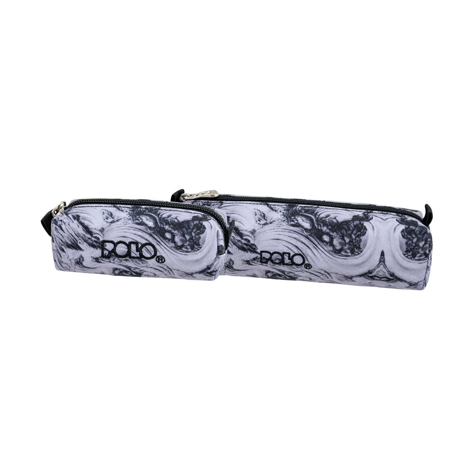 Polo – Κασετίνα Βαρελάκι Με Πορτοφολάκι Shapes, Grey/Black2025 9-37-006-8341