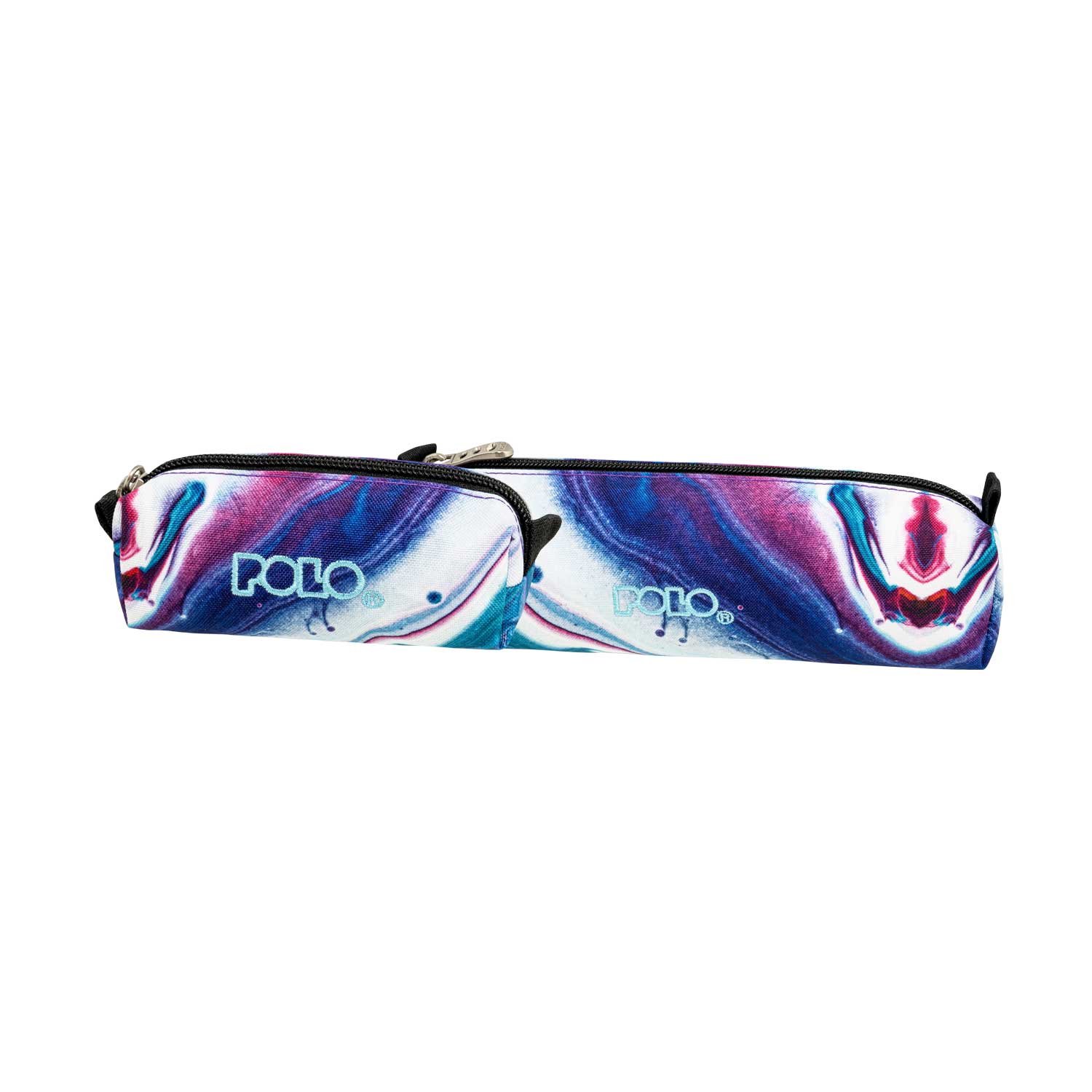Polo – Κασετίνα Βαρελάκι Με Πορτοφολάκι Shapes, White/Purple 2025 9-37-006-8343