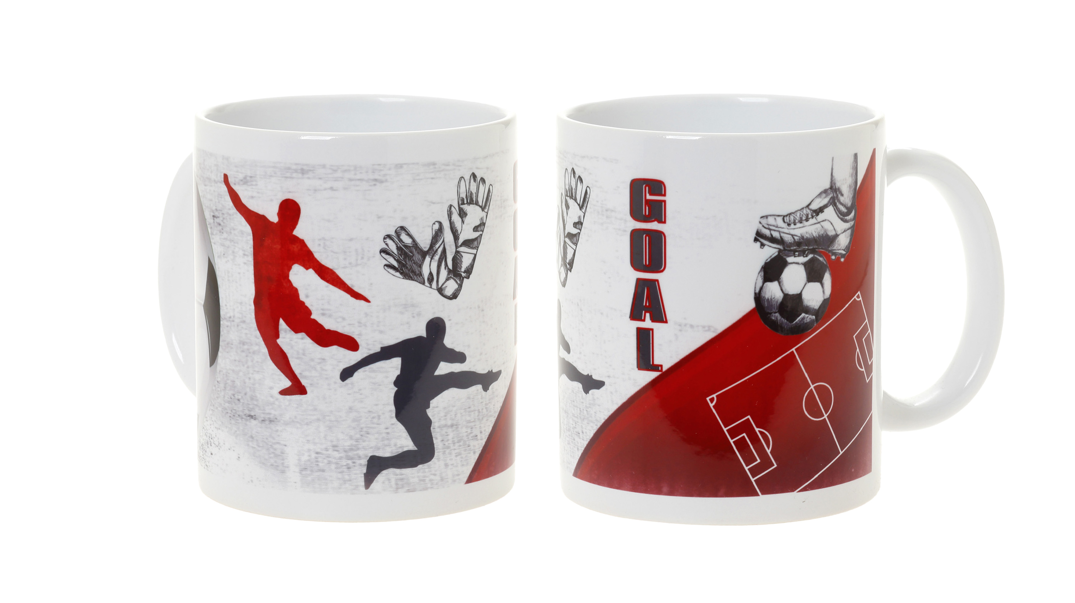 Ζήβας - Κεραμική Πασχαλινή Κούπα, Ποδόσφαιρο Κόκκινο 94-1187