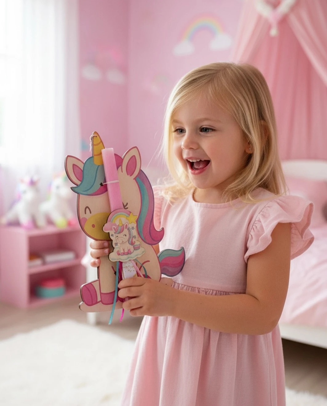 Life Likes - Λαμπάδα Κάδρο Baby Unicorn 9450