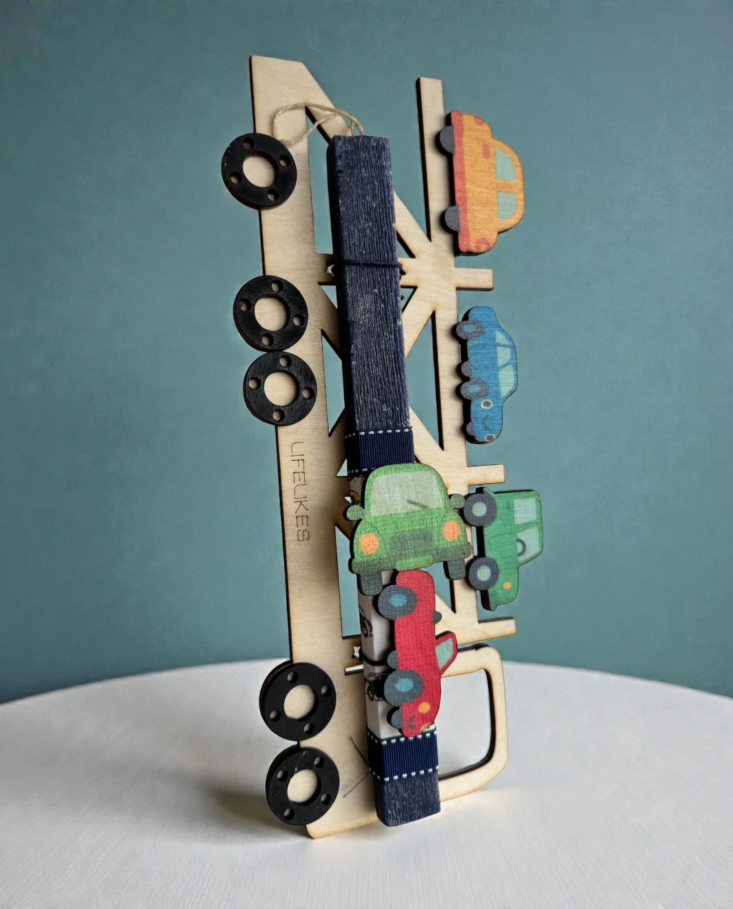 Life Likes - Λαμπάδα Νταλίκα Αυτοκίνητα 9452