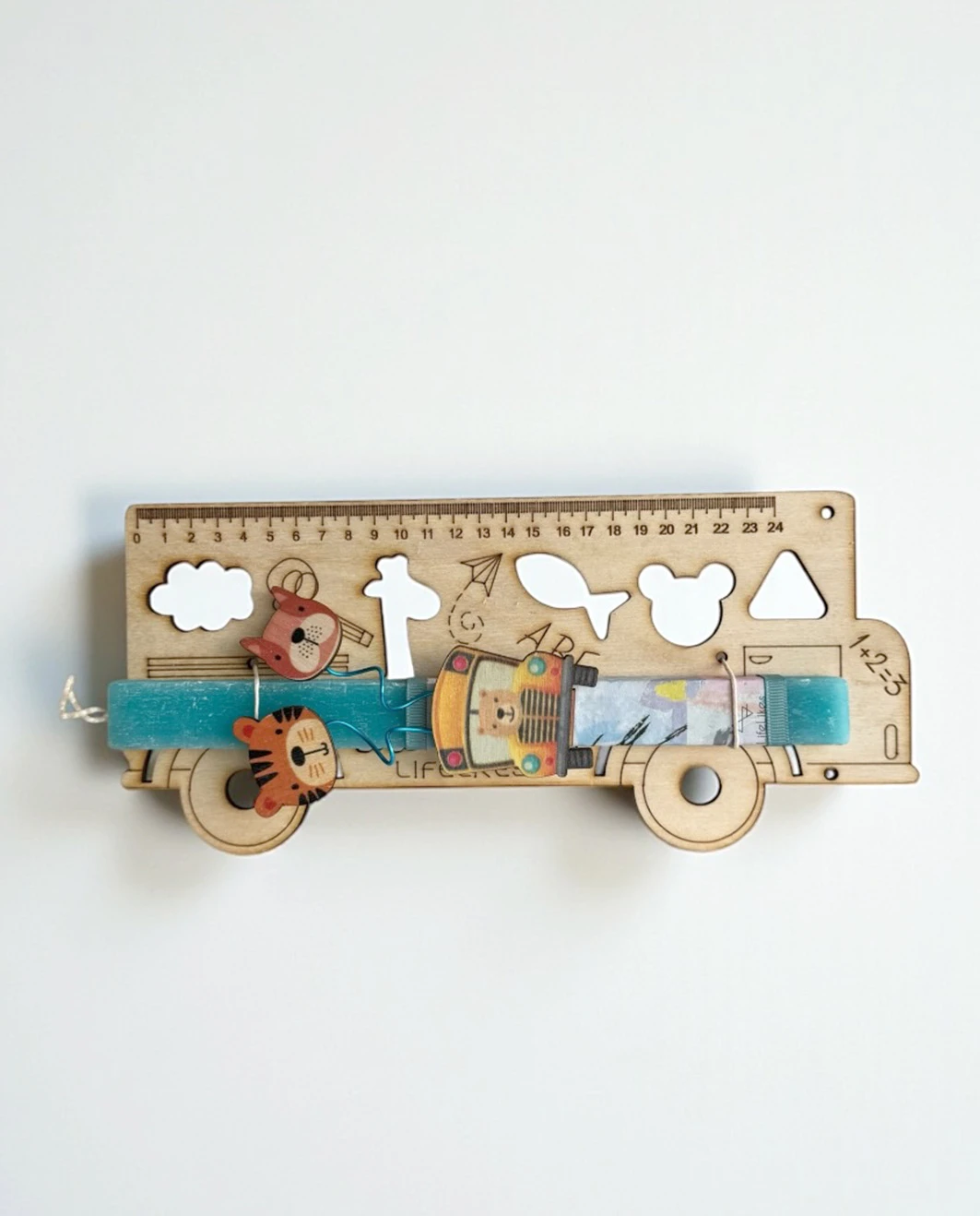 Life Likes - Λαμπάδα Χάρακας Σχολικό Stencil 9453