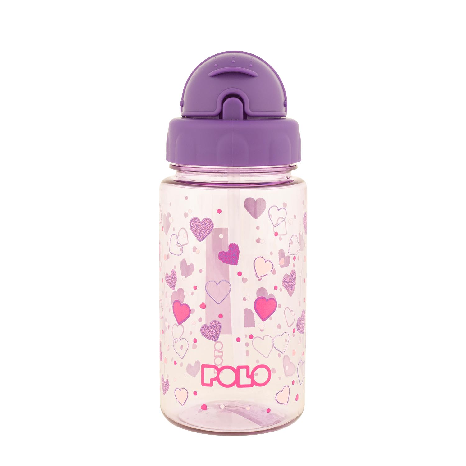 Polo - Παγούρι Πλαστικό, Hearts 450ml 9-48-001-8316