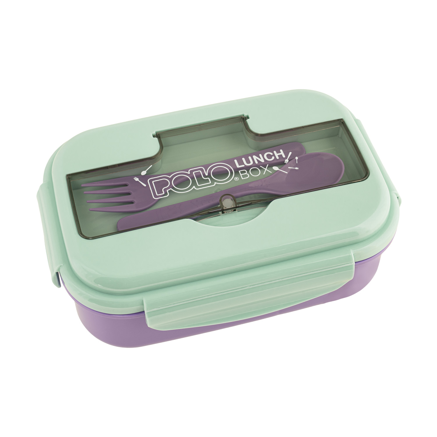 Polo - Δοχείο Φαγητού P/P, Light Cyan/Violet 1100 ML 9-51-038-4657