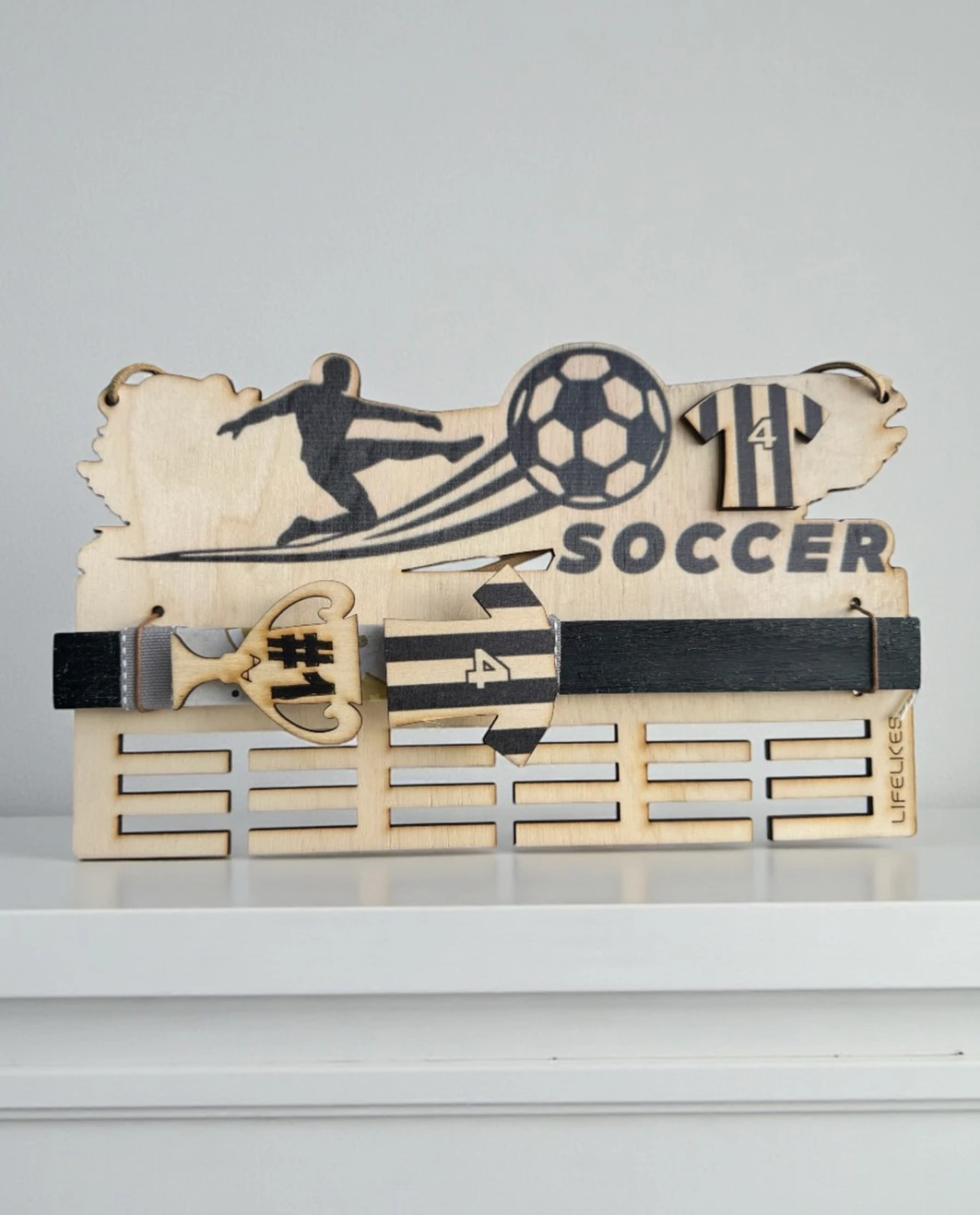 Life Likes - Λαμπάδα Soccer Μαύρο 9515