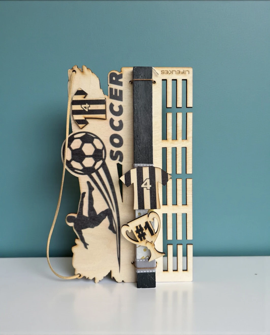 Life Likes - Λαμπάδα Soccer Μαύρο 9515