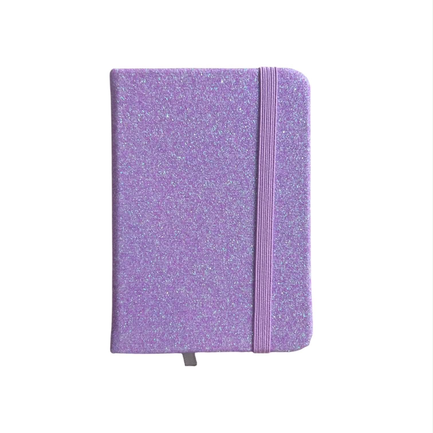 Maxleaf - Σημειωματάριο Α6 Ριγέ 80 Φύλλα 75gsm, Glitter, Ροζ 5802-8
