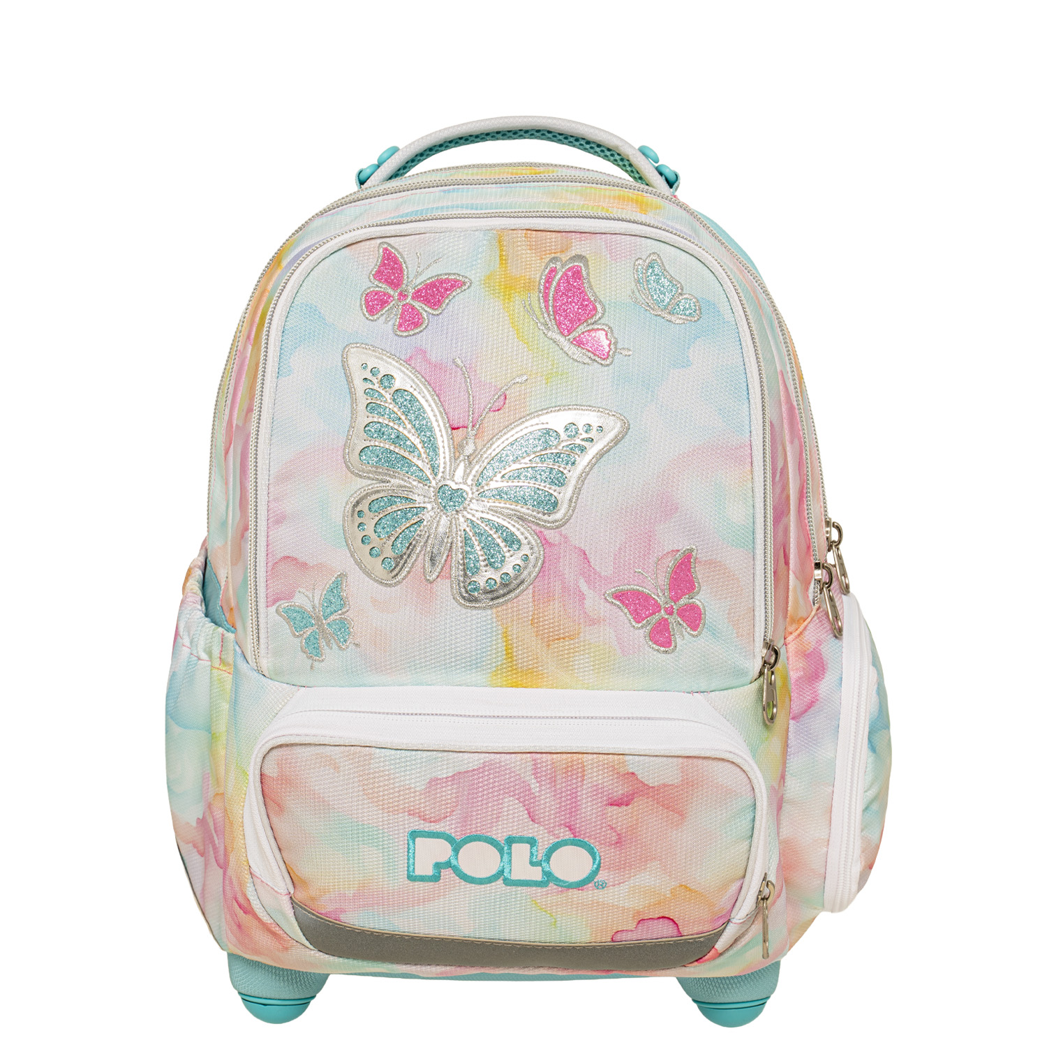 Polo - Σακίδιο Τρόλεϊ Freely Με Αποσπώμενη Βάση, Butterfly 2026 9-65-055-8419 + Δώρο Διορθωτική Ταινία Edding