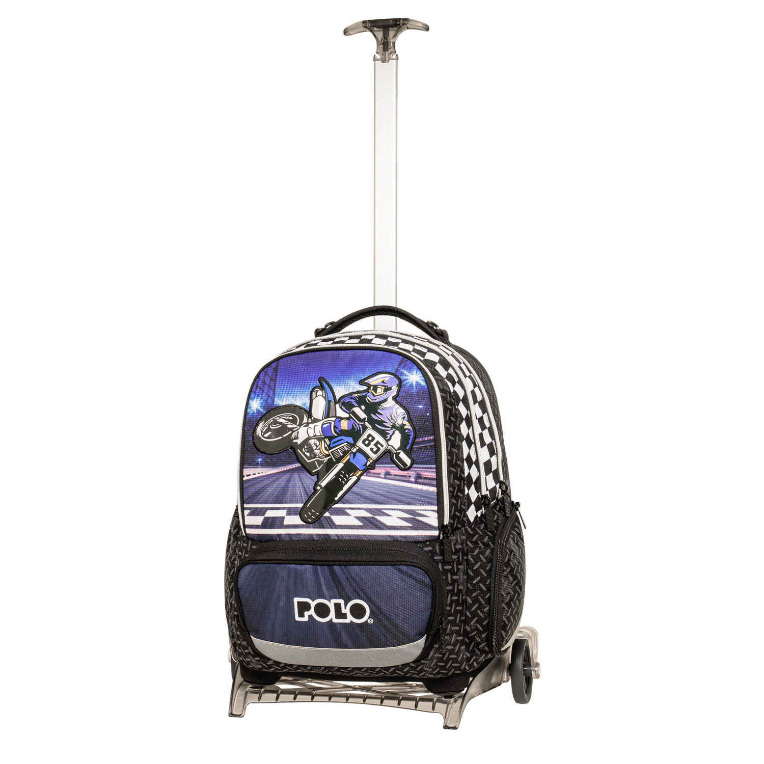 Polo - Σακίδιο Τρόλεϊ Freely Με Αποσπώμενη Βάση, Motorcycle 2026 9-65-055-8422 + Δώρο Διορθωτική Ταινία Edding