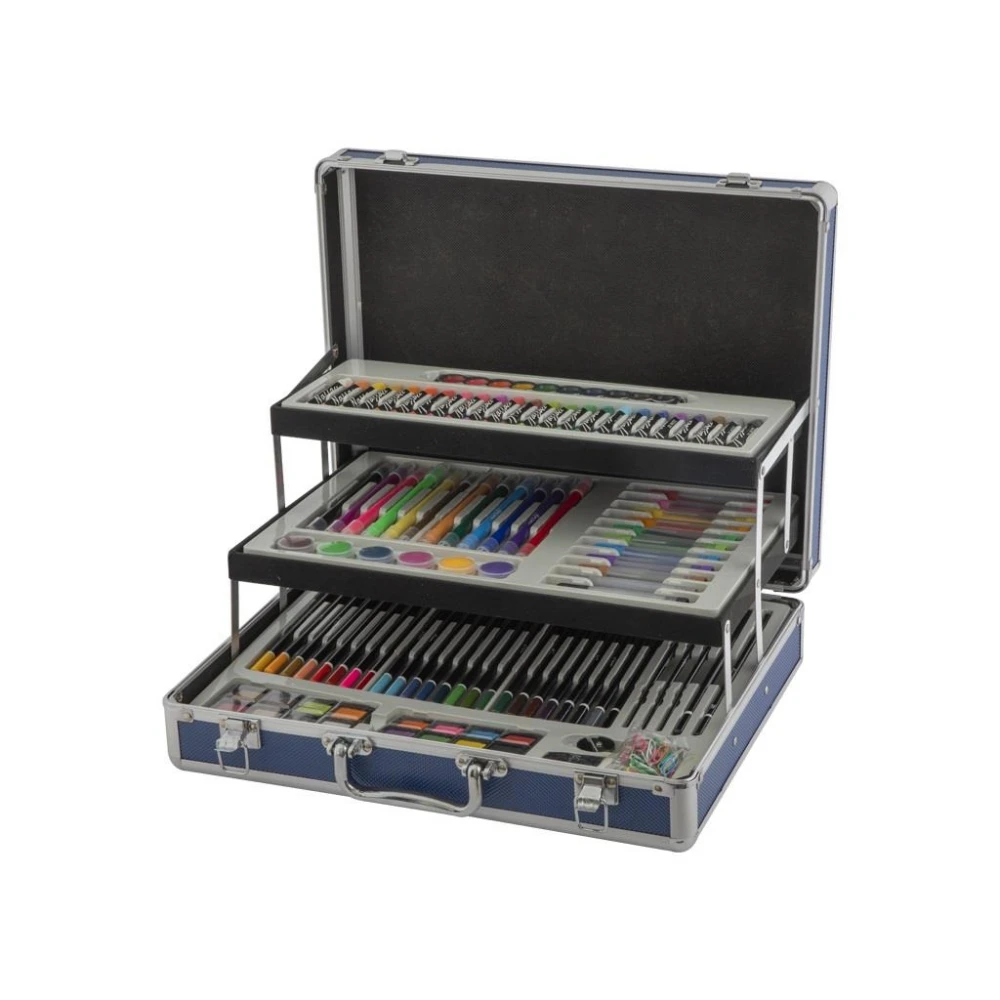 Nassau - Σετ 140 Τεμαχίων Σε Μεταλλικό Πτυσσόμενο Βαλιτσάκι 37,5x29cm AR0969