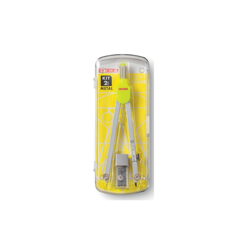 Arda - Διαβήτης, Simple Compass, Fluo Yellow C08FLU