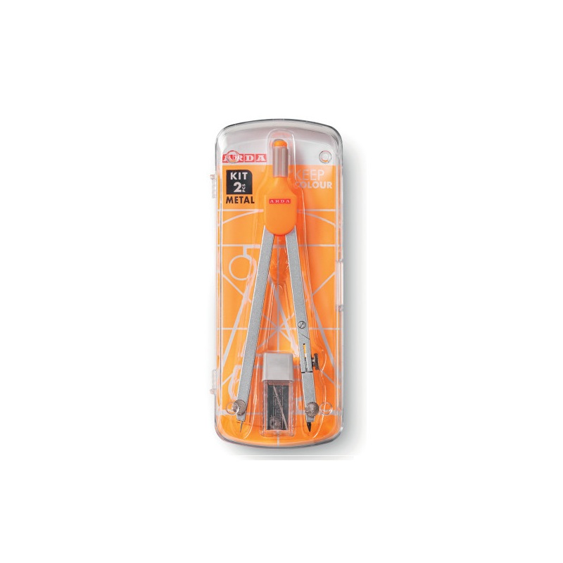 Arda - Διαβήτης, Simple Compass, Fluo Orange C08FLU