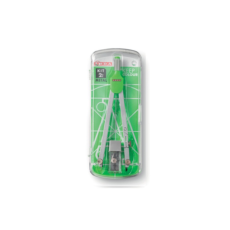 Arda - Διαβήτης, Simple Compass, Fluo Green C08FLU