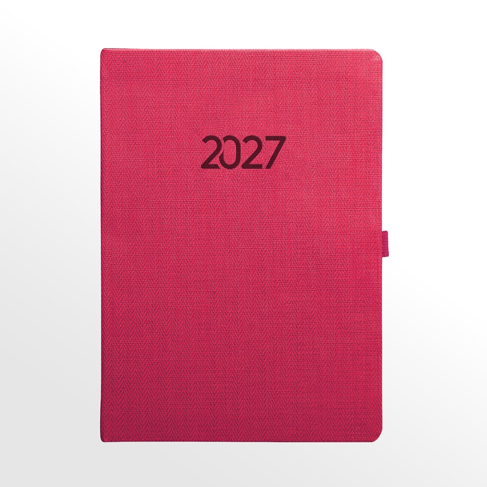Υδρόγειος - Ημερήσιο Ημερολόγιο Canvas 2027, Red 10x14 0459