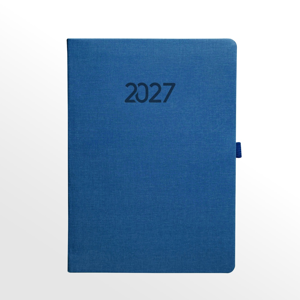 Υδρόγειος - Ημερήσιο Ημερολόγιο Canvas 2027, Royal Blue 15x21 0473