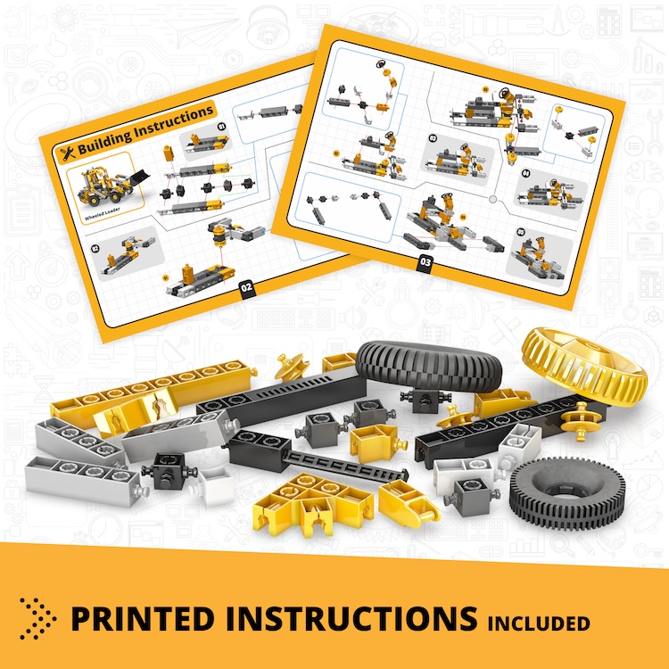 Engino - Creative Builder 3 in 1, Machinery Series, Wheeled Loader CB-M20