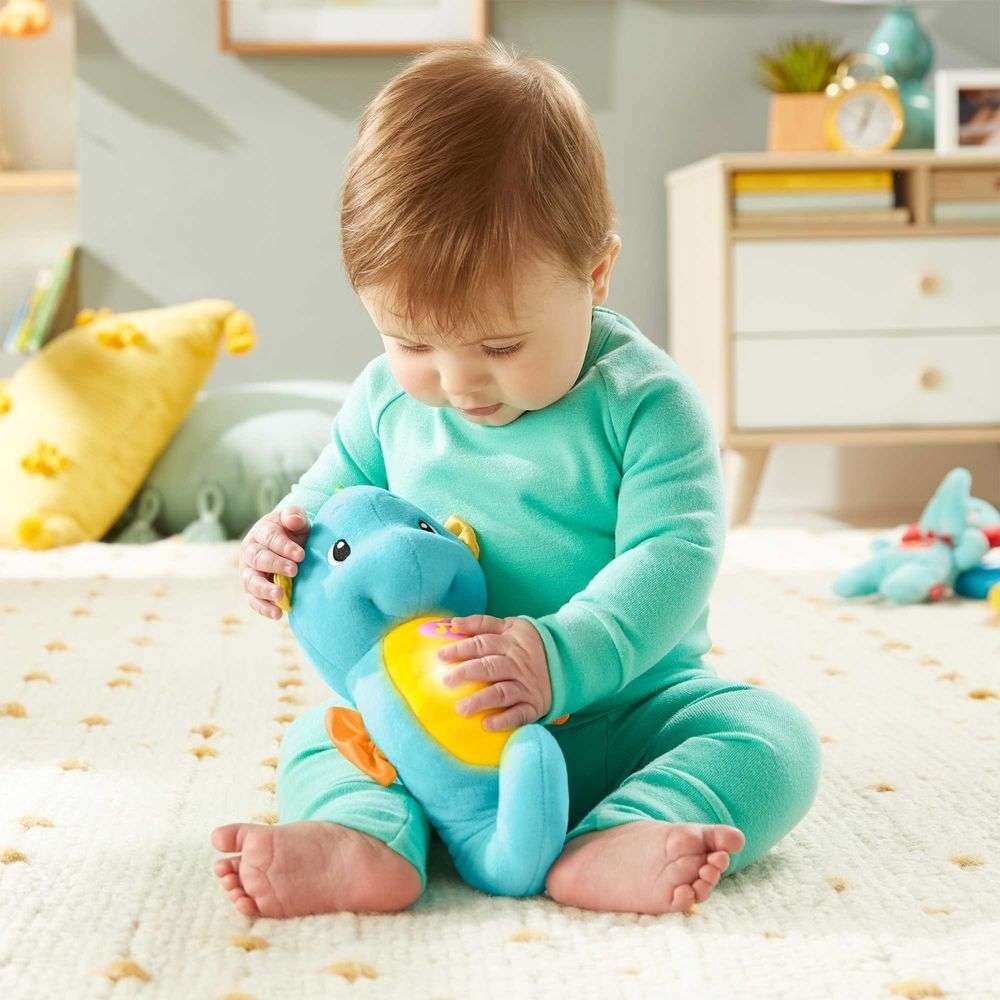 Fisher Price - Ιππόκαμπος Φωτεινό Αλογάκι Της Θάλασσας Σιέλ DGH82