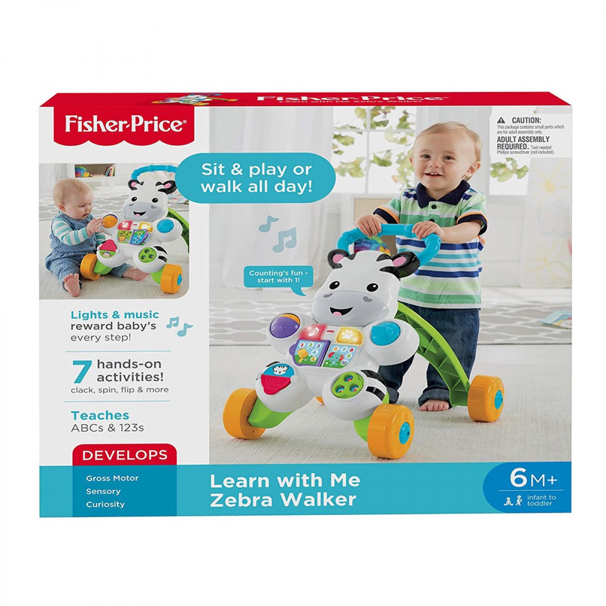 Fisher Price - Στράτα Ζέβρα DLD80