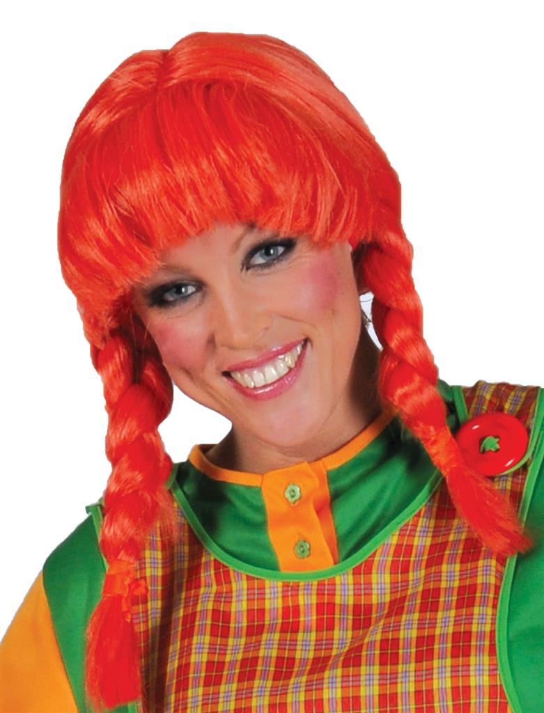 Funny Fashion - Περούκα Πορτοκαλί Πίπη Φακιδομύτη 57225