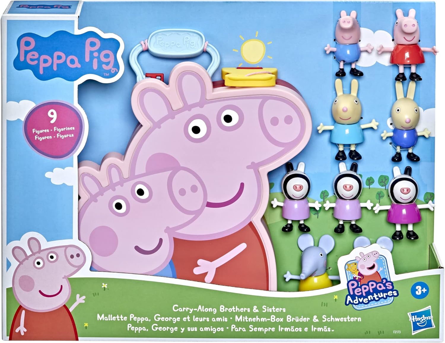 Hasbro - Peppa Pig, Carry Along Brothers And Sisters F2173