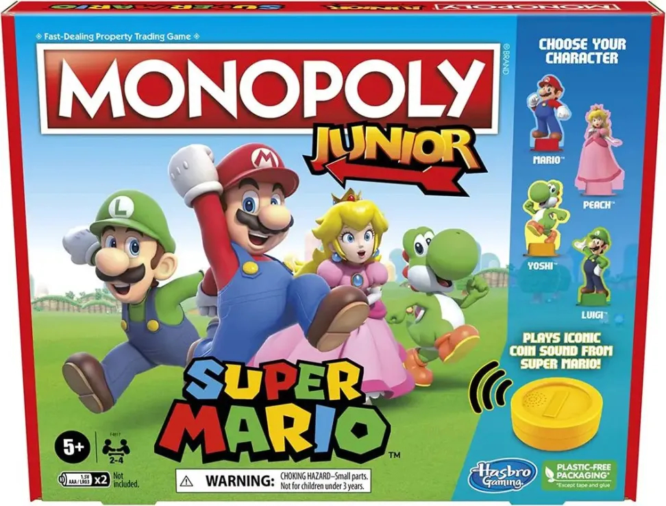 Hasbro - Επιτραπέζιο - Monopoly Junior Super Mario Edition F4817 Hasbro - Επιτραπέζιο - Monopoly Junior Super Mario Edition F4817