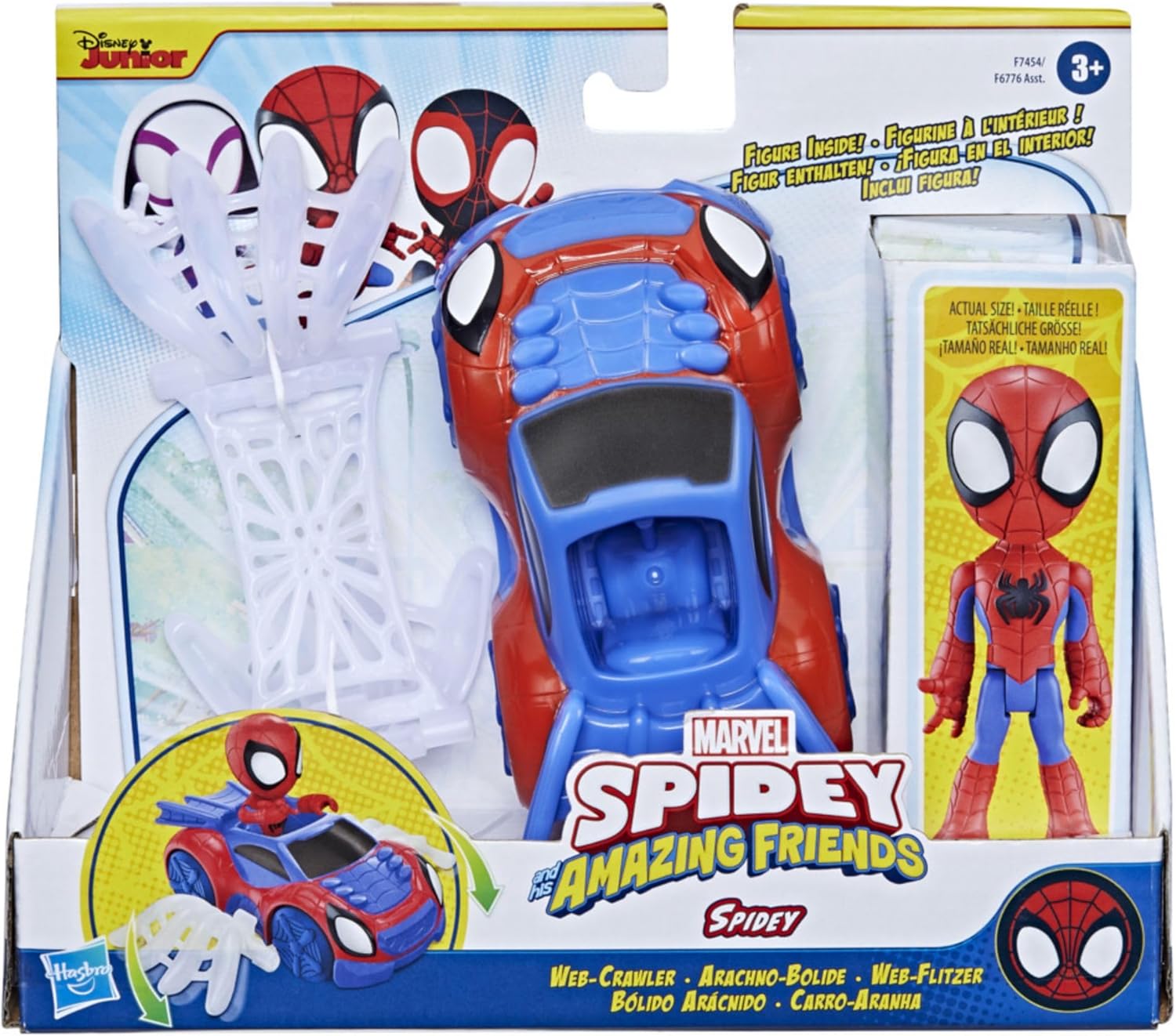 Hasbro - Marvel Spidey and His Amazing Friends, Web Crawler F7454 (F6776)