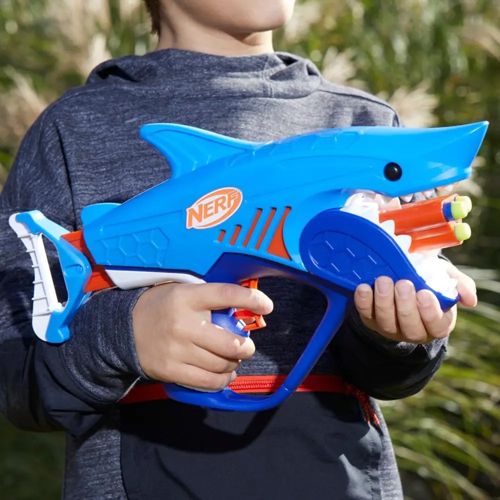 Hasbro - Easy Play, Nerf JR. Wild, Sharkfire F8645 Hasbro - Easy Play, Nerf JR. Wild, Sharkfire F8645
