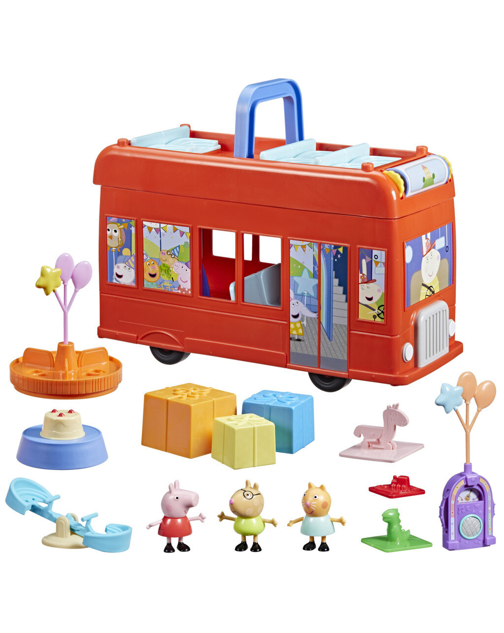 Hasbro - Peppa Pig 2 σε 1 Peppa’s Party Bus F8881 Hasbro - Peppa Pig 2 σε 1 Peppa’s Party Bus F8881