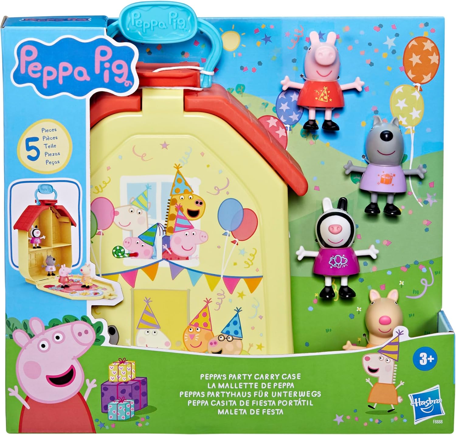 Hasbro - Peppa Pig, Party Carry Case F8888 Hasbro - Peppa Pig, Party Carry Case F8888