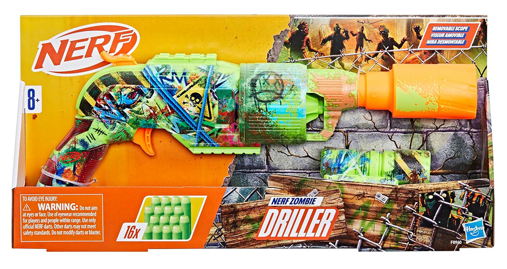 Hasbro Nerf - Zombie Driller F8960