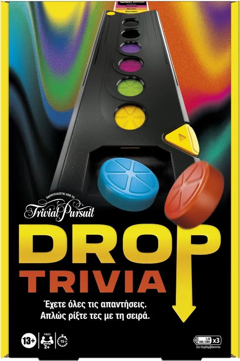 Hasbro - Επιτραπέζιο - Trivial Pursuit Drop Trivia F9833 Hasbro - Επιτραπέζιο - Trivial Pursuit Drop Trivia F9833