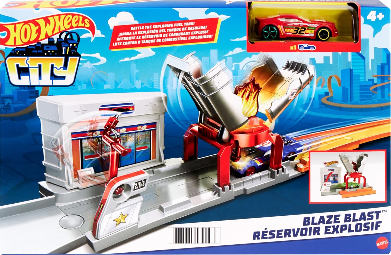 Mattel Hot Wheels - City, Blaze Blast Super Explosion FJN36 (FJN34)