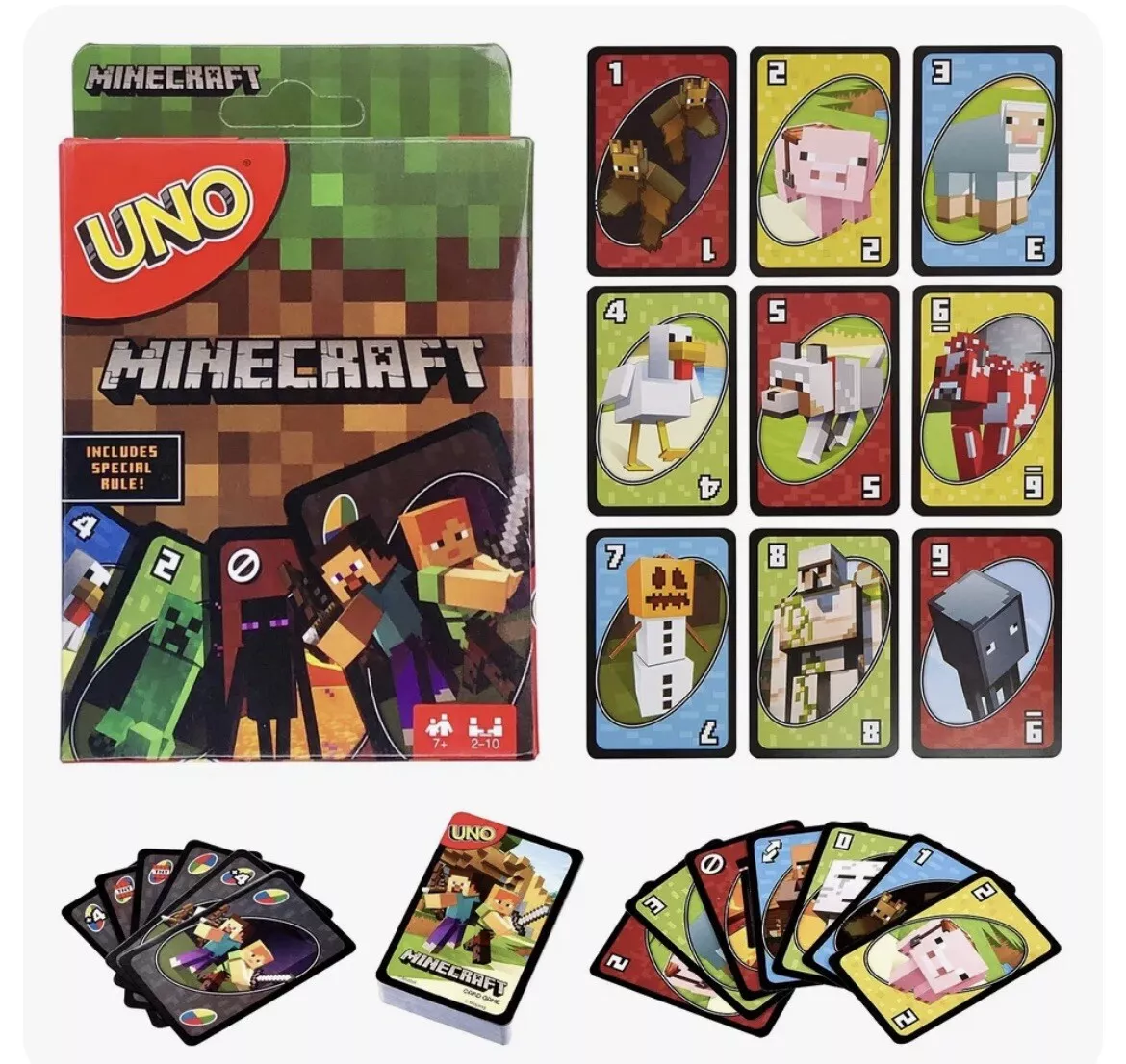 Mattel - Επιτραπέζιο, UNO Minecraft FPD61