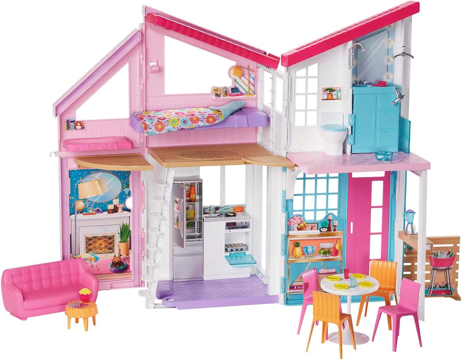 Παιχνιδολαμπάδα Mattel - Barbie Malibu House FXG57