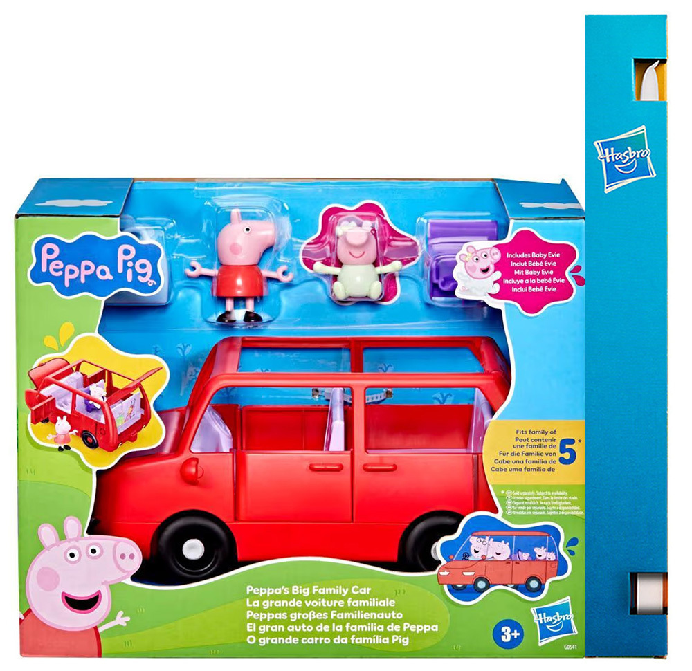 Παιχνιδολαμπάδα Hasbro - Peppa Pig, Peppa΄s Big Family Car G0541